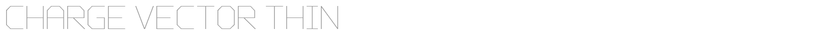 Charge Vector font preview